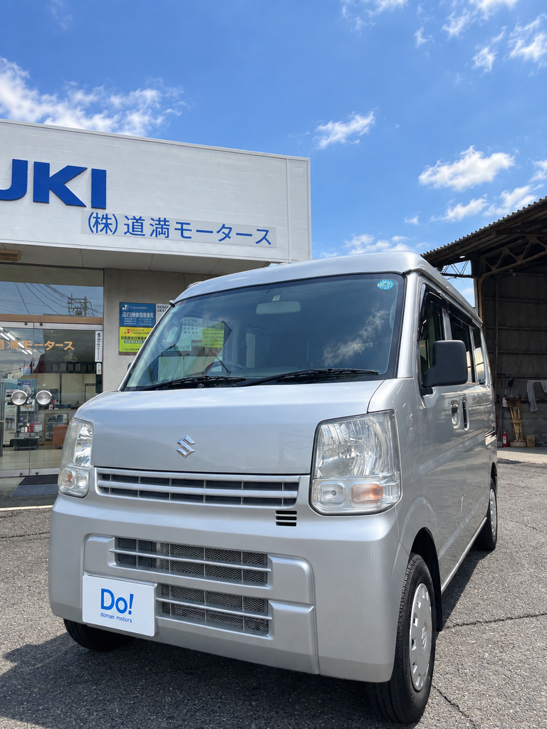 真庭市のお客様へ中古車エブリィバンを御納車させていただきました。