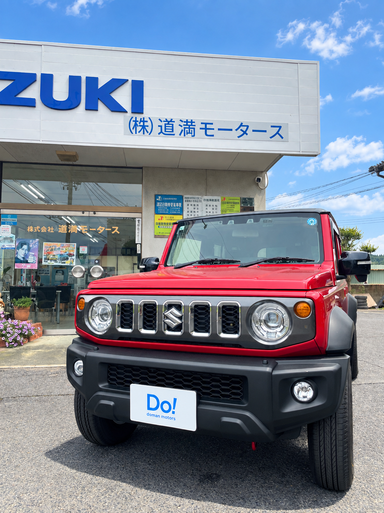 真庭市のお客様へ新車スズキジムニーノマドを御納車させていただきました。